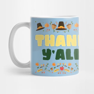 Thanksgiving Pilgrims Thankful Mug